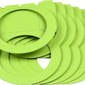 Bestpreis Laternenrohling rund groß maigrün, 5 Stück