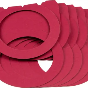 Laternenrohling rund mittel dunkelrot, 5 Stück Letzte Chance