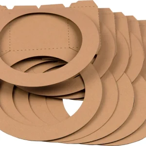 Laternenrohling rund mittel rehbraun, 5 Stück Premium