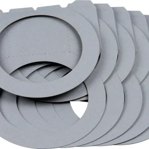 Mengenrabatt Laternenrohling rund mittel steingrau, 5 Stück