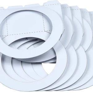 Garantierte Lieferung Laternenrohling rund groß weiß, 5 Stück