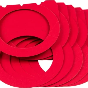 Angebot Laternenrohling rund groß hochrot, 5 Stück