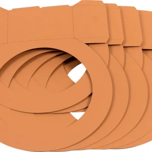 Laternenrohling rund mittel terracotta, 5 Stück Nur Für Kurze Zeit