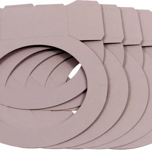 Heißes Angebot Laternenrohling rund mittel cappuccino, 5 Stück