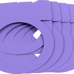 Garantierte Lieferung Laternenrohling rund groß flieder, 5 Stück