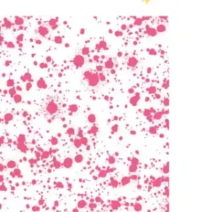Letzte Chance Transparentpapier Farbtupfer pink