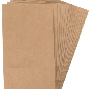 Zertifiziert Papiertüte natur, 15 Stück