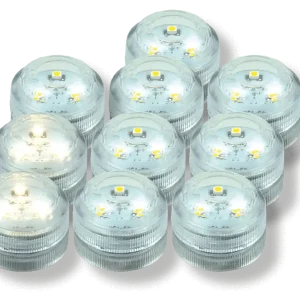 LED Teelicht mit 3 Dioden 10 Stück Schneller Versand