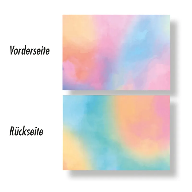 Hochwertig Motivkarton Nebel pastell