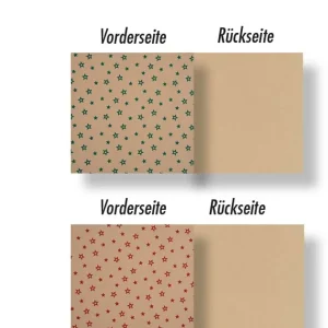 Abverkauf Naturkartonsortiment Sterne