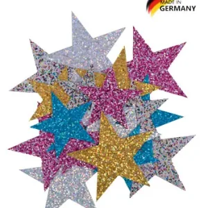 Im Trend Glitterkartonsortiment grob Sterne
