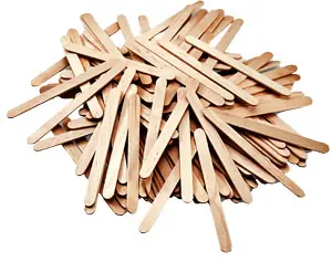 Bastelhölzer natur, 50 Stück Ab Werk