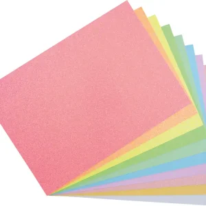 Top-Preis Glitterkartonsortiment pastell & neon, 10 Bogen