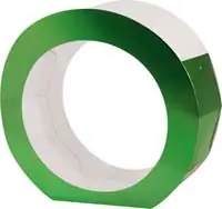 Garantierte Lieferung Metallic Laternenrohling rund grün, 5 Stück