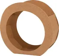 Letzte Chance Laternenrohling rund natur, 5 Stück