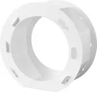 Laternenrohling rund weiß, 5 Stück Original