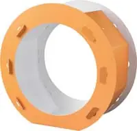 Laternenrohling rund mandarine, 5 Stück Solange Der Vorrat Reicht