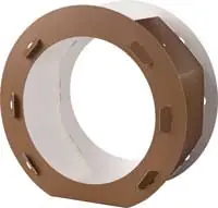 Laternenrohling rund braun, 5 Stück Geprüft