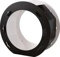 Laternenrohling rund schwarz, 5 Stück Solange Der Vorrat Reicht