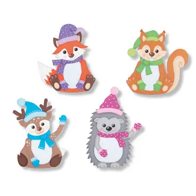 Jetzt Kaufen Kreativpaket Winterliche Waldtiere