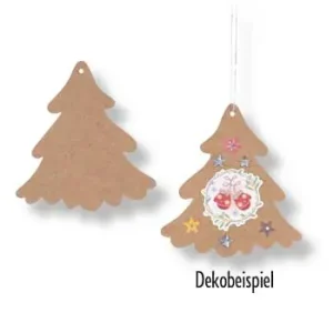 Knallerangebot Weihnachtsanhänger Tannenbaum 10 Stück
