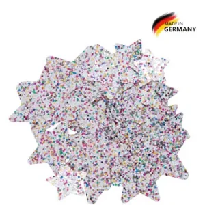 Jetzt Zugreifen Glitterkartonsortiment grob Sterne, multi