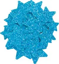 Glitterkartonsterne blau grob Versand Am Gleichen Tag