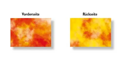 Motivkarton Nebel orange Direktkauf