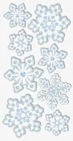 Sticker Eiskristalle Top-Seller