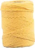 Makrameekordel gelb, 80% Baumwolle Ausverkauf