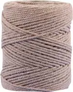 Jetzt Bestellen Makrameekordel hellbraun, 80% Baumwolle