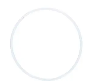 Super-Preis Metallring, 10 Stück, weiß beschichtet SALE