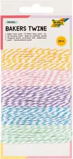 Baumwollkordelmix pastell, 20 m sortiert Top-Angebot