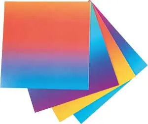 Finale Aktion Origami Faltblätter Regenbogenpapier