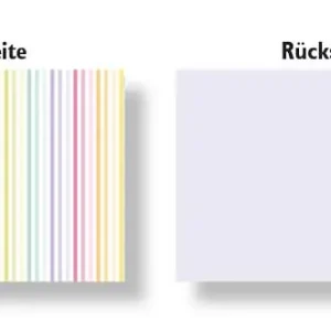 Motivkarton Regenbogenstreifen Expressversand