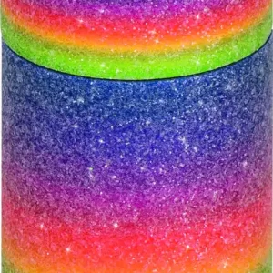 Zertifiziert Dekotape Sortiment Glitterregenbogen
