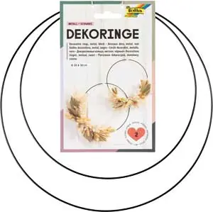 Neu Metallringe 2 Stück sortiert schwarz SALE