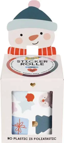 Stickerrolle Winter, 4 m Preisreduziert