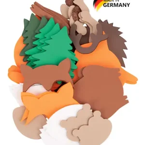 Moosgummisortiment Waldtiere Premium