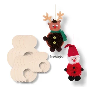 Anhänger für Pomponfigur 12 Stück SALE Geld-Zurück-Garantie