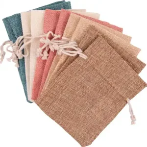 Preis Gesenkt Säckchen in Jute Optik 10 Stück sortiert