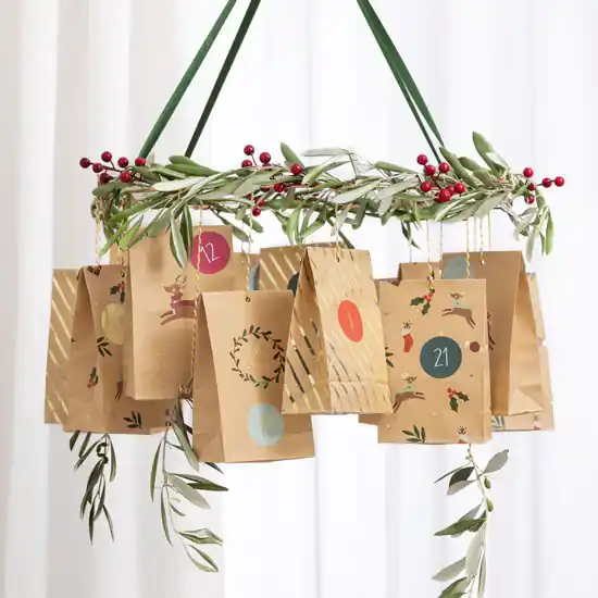 Weltweiter Versand Adventskalender Bastelset Weihnachten