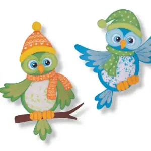 Finale Aktion Kreativpaket Bunte Wintereulen