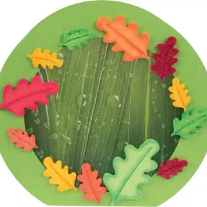 Laternen Bastelset Blätter Hochwertig