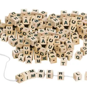 Buchstabenwürfel natur, 300 Stück Meistverkauft