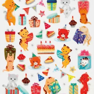 Designsticker Geburtstagskätzchen Rabatt