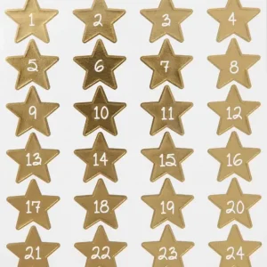 Sonderaktion Designsticker Adventszahlen