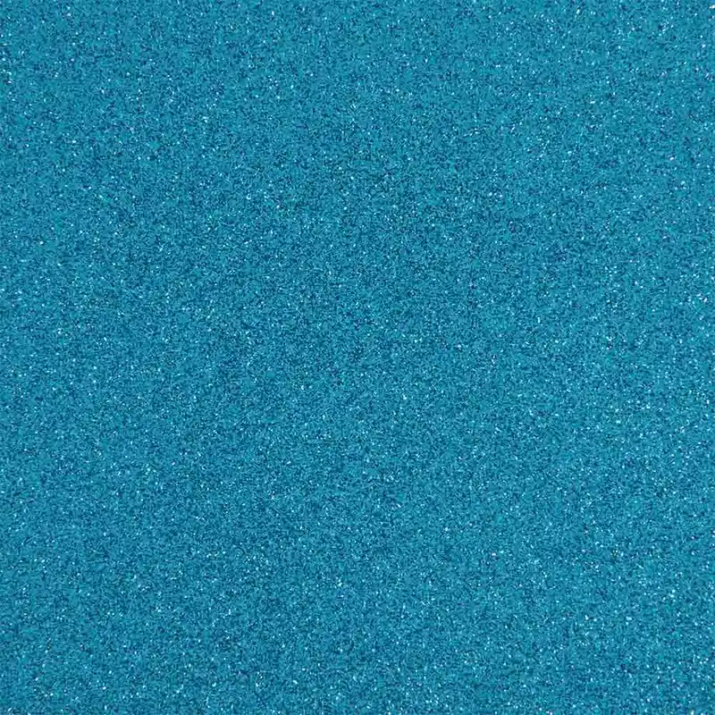 Kracherpreis Glittermoosgummi azurblau