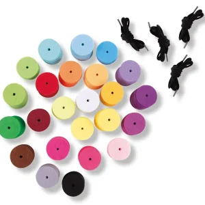 Im Trend Filzscheiben 288 Stück in 24 Farben sortiert