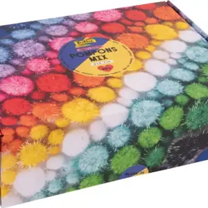 Garantierte Lieferung Glitzerpomponset Jumbo 700 Stück sortiert lieferbar ab KW 10